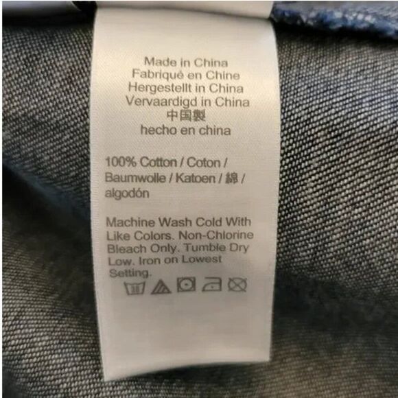 J. Crew Smocked puff-sleeve dress in chambray size Xxs NWT - Picture 8 of 8